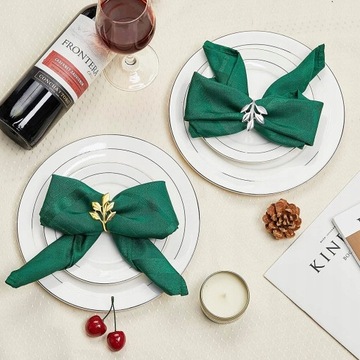 12X ОБРУЧАЛЬНЫЕ КОЛЬЦА ЗОЛОТЫЕ КОЛЬЦА ДЛЯ САЛФЕТОК