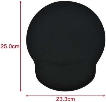 Коврик для мыши и запястья EASY WORK, черный