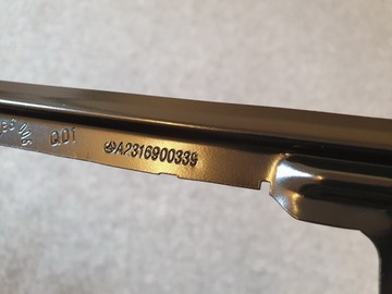 MERCEDES SL R231 A2316900339 LIŠTA OKNO PŘEDNÍ OE