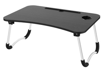 СТОЛ ДЛЯ ЗАВТРАКА ДЛЯ НОУТБУКА ДЛЯ КРОВАТИ, ЧЕРНЫЙ ПОДДОН