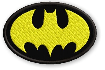 Batman Naszywka Termo Haftowana 60x40mm