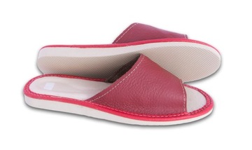 КОЖАНЫЕ ДОМАШНИЕ ТАПОЧКИ, ДОМАШНИЕ ТАПОЧКИ размер 41