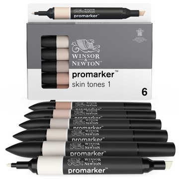 PROMARKER 6 SKIN 1 ZESTAW PROMARKERÓW Winsor&Newton