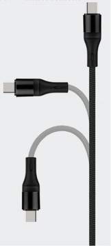 USB-кабель, мощный зарядный кабель micro-USB с молнией 3 А 3 в 1 USB-C