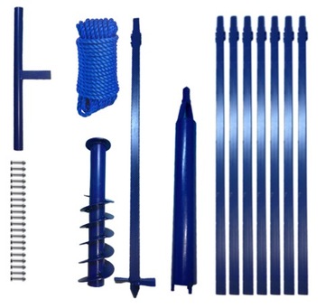 Wiertnica ręczna studnia 120mm/8m + Szlamówka