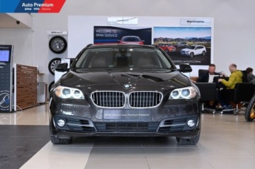 BMW Seria 5 F10-F11 Limuzyna 520d 184KM 2014 BMW Seria 5 520dLED Fog LightsFotel SportowyHak Holowniczy 2.0 Diesel, zdjęcie 1