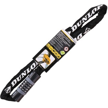 ВЕЛОСИПЕДНЫЙ ЗАМОК, ВЕЛОСИПЕДНЫЙ ЗАМОК С КОДОМ - DUNLOP