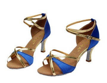 BUTY DO TAŃCA TOWARZYSKIEGO TANECZNE SZPILKI 7cm