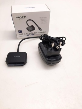 КАБЕЛЬ-АДАПТЕР SSD HDD WAVLINK USB 3.0 К SATA 12 В 2 А