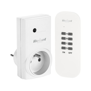 GNIAZDO SIECIOWE STEROWANE PILOTEM + PILOT URZ1225