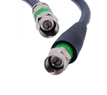 Kabel koncentryczny ZEWNĘTRZNY 5M Wtyk F-Wtyk F Triest 1,13Cu+ŻEL PE