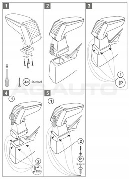 СТАНДАРТНЫЙ ПОДЛОКОТНИК Suzuki Swift, 2005->2011