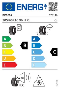 4x ВСЕСЕЗОННЫЕ ШИНЫ 205/60R16 Dębica NAVIGATOR 3