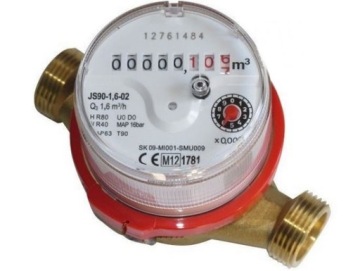 Wodomierz APATOR JS90-1,6L R80 DN15 ciepła woda291
