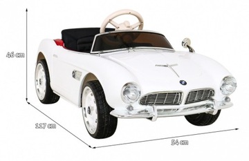 Auto Na Akumulator Dla Dzieci BMW 507 Retro Samochód Elektryczny