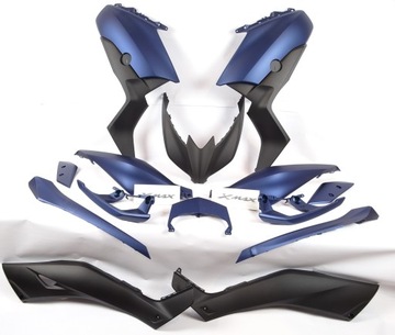YAMAHA X-MAX 125 300 400 CZACHA BOK OWIEWKA BŁOTNIK PŁUG OGON KOMPLET OEM