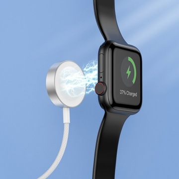 Зарядное устройство для Apple Watch 2, 3, 4, 5, 6, 7, 8 серии SE, ультраиндуктивный кабель