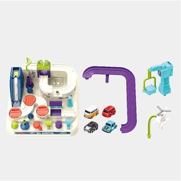 ИНТЕРАКТИВНАЯ ТВОРЧЕСКАЯ АВТОПОЛОСА ПРЕПЯТСТВИЙ 4 МАШИНЫ ПОДАРОЧНЫЙ НАБОР