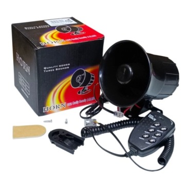 SYRENA FANFARA 6 TONOW MEGAFON KLAKSON 12V 50W MOCNY