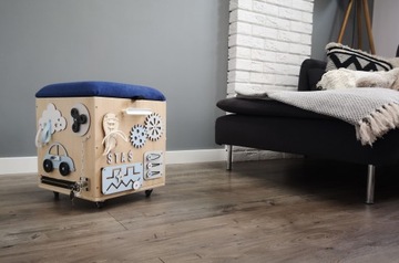 СТАНДАРТНЫЙ ящик для манипуляций, доска, сиденье, контейнер для игрушек 5 в 1