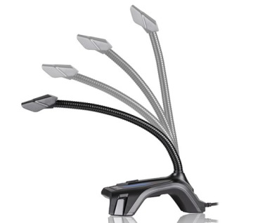 USB-микрофон Tracer Gamezone Gamer со светодиодной подсветкой, черный