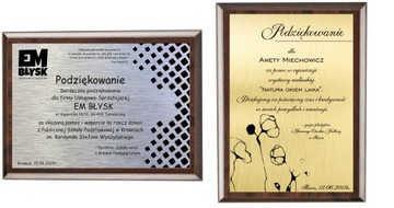 Elegancki Dyplom a4 laminat z dowolnym Grawerem!