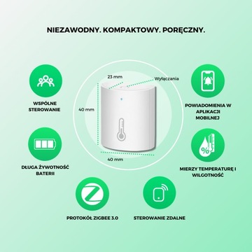 Датчик влажности и температуры ZigBee NOUS E5