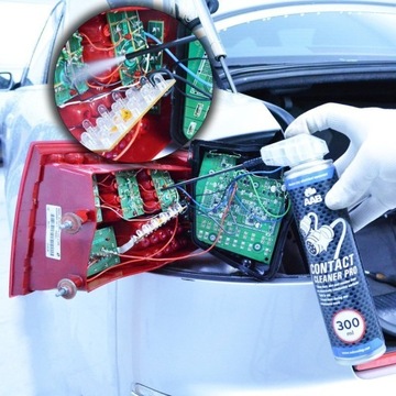 AAB Contact SPRAY Cleaner PRO 300мл ОЧИЩАЕТ ЭЛЕКТРИЧЕСКИЕ КОНТАКТЫ ЭЛЕКТРОНИКИ