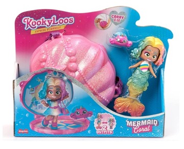 KOOKYLOOS MERMAID - CORAL - LALECZKA SYRENKA TOREBKA