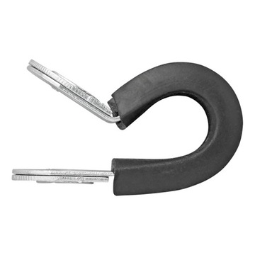 KLIPS UCHWYT z otworem mocowanie kabla 8mm z gumową osłoną na śrubę 6mm