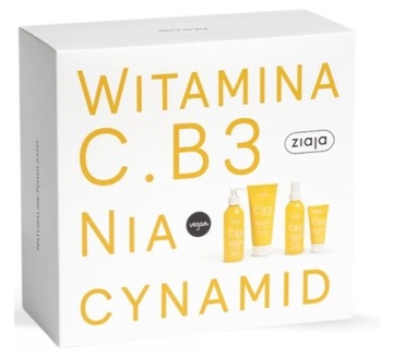 Ziaja Zestaw Kosmetyków Witamina C.B3 NIACYNAMID