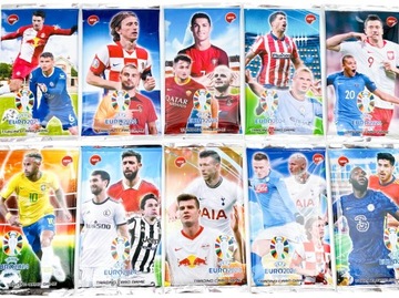 КОЛЛЕКЦИОННАЯ КОРОБКА ДЛЯ ФУТБОЛЬНЫХ КАРТочек ЕВРО-2024, 296 ШТ. КАРТОЧКИ С ФУТБОЛИСТАМИ