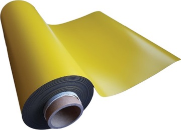 Folia magnetyczna PERMAG 0,7 żółta PVC mat