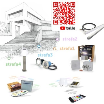 4x светодиодная брусчатка LedBruk Piccola-B RGBW BC