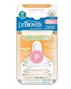 DR BROWN'S smoczek do butelki OPTIONS+ WCZEŚNIAKÓW