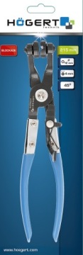HOGERT HT8G345 Клещи с изогнутым зажимом