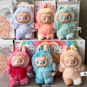 LABUBU Bubble Doll Monster 3 generacja. Cute Bag Key Collection. 15cm