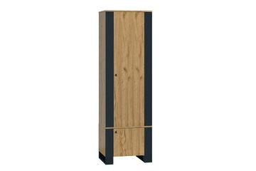 Kolekcja WOOD regał. Dąb craft złoty