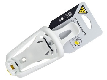 KOSZYK NA BIDON ROWEROWY TOPEAK MODULA CAGE EX REGULOWANY BIAŁY