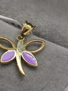 ЗОЛОТОЙ КУЛОН БАБОЧКА PR.585