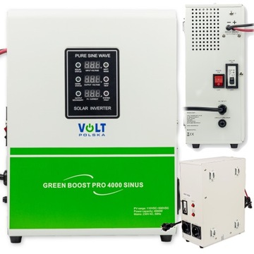 Przetwornica solarna GREEN BOOST PRO 4000 SINUS z funkcją BYPASS do bojlera
