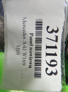 MERCEDES A TŘÍDA W169 PANEL ŘÍZENÍ VENTILACE KLIMATIZACE A1698300685