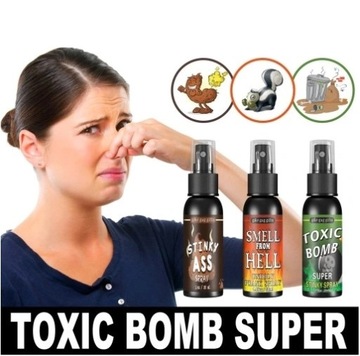 FART SPRAY FART BOMB STEK BOMB 3ШТ.