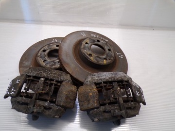 TARCZE ZACISKI HAMULCE SWAP PRZÓD MERCEDES W211 W219 330 MM 4 TŁOCZKI