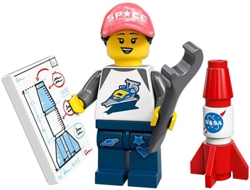 LEGO FIGURKA SERIA 20 KOSMO FANKA SPACE FAN 71027