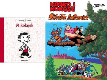 pakiet lektury kl 4 SZKOŁA LATANIA MIKOŁAJEK / Kajko i Kokosz
