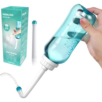 МНОГОФУНКЦИОНАЛЬНОЕ ПОРТАТИВНОЕ БИДЕ С 2 НАСАДКАМИ ДЛЯ ИНТИМНОГО ДУША 500 МЛ