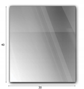Szyba podstawa pod KOMINEK HARTOWANE SZKŁO 40X30