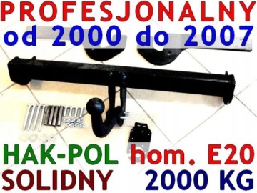 HAK HOLOWNICZY FORD MONDEO MK3 SEDAN 5DRZWI od2000