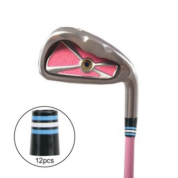 12 шт. железные фитинги для гольфа соответствуют синему, белому, черному цвету